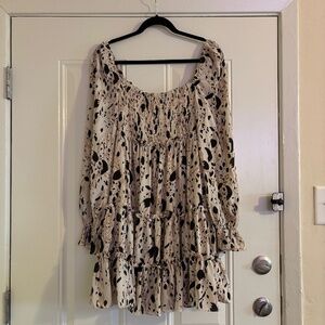 DORIS TIERED MINI DRESS